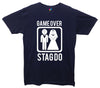 Game Over Stag Do Printed T-Shirt - Mr Wings Emporium 