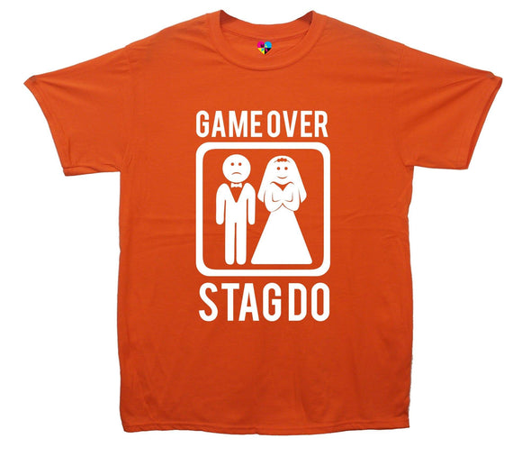 Game Over Stag Do Printed T-Shirt - Mr Wings Emporium 
