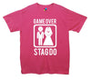 Game Over Stag Do Printed T-Shirt - Mr Wings Emporium 