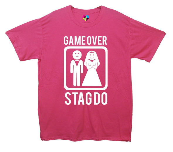 Game Over Stag Do Printed T-Shirt - Mr Wings Emporium 
