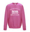 Promoted To Big Brother Pink Printed Sweatshirt