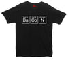 Bacon Elemental table Printed T-Shirt - Mr Wings Emporium 