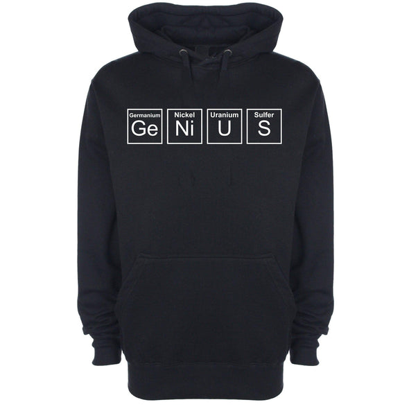 Genius Elemental Table Printed Hoodie - Mr Wings Emporium 