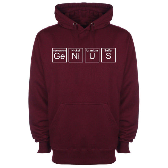 Genius Elemental Table Printed Hoodie - Mr Wings Emporium 