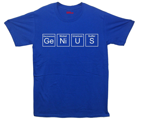 Genius Elemental Table Printed T-Shirt - Mr Wings Emporium 