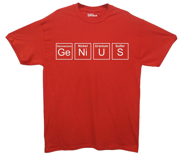 Genius Elemental Table Printed T-Shirt - Mr Wings Emporium 