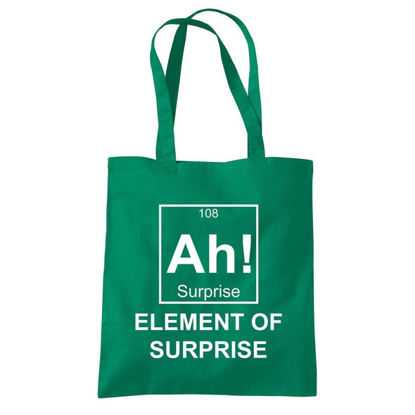 Ah! Element of Surprise Perdiod table Printed Tote Bag - Mr Wings Emporium 