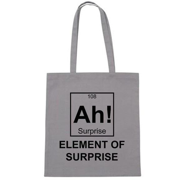 Ah! Element of Surprise Perdiod table Printed Tote Bag - Mr Wings Emporium 