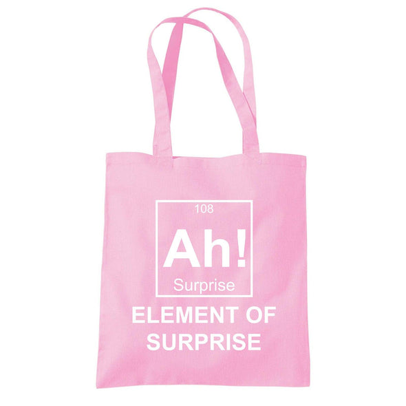 Ah! Element of Surprise Perdiod table Printed Tote Bag - Mr Wings Emporium 