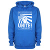 Procrastinators Unite! Tomorrow Blue Printed Hoodie