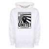 Procrastinators Unite! Tomorrow White Printed Hoodie