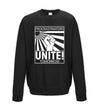 Procrastinators Unite! Tomorrow Black Printed Sweatshirt