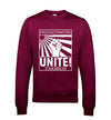 Procrastinators Unite! Tomorrow Burgundy Printed Sweatshirt