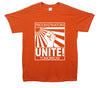 Procrastinators Unite! Tomorrow orange Printed T-Shirt