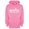 Running Up That Hill Pink Printed Hoodie