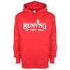 Running Up That Hill Red Printed Hoodie