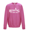 Running Up That Hill Pink Printed Sweatshirt