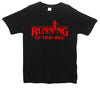 Running Up That Hill Black Printed T-Shirt