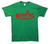 Running Up That Hill Green Printed T-Shirt