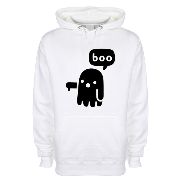 Ghost Booing Printed Hoodie