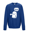 Ghost Boo-ing Blue Printed Sweatshirt