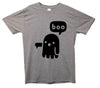 Boo-ing Ghost Grey Printed T-Shirt