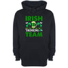 Irish Drinking Team Saint Patrick's Black Printed Hoodie