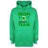 Irish Drinking Team Saint Patrick's Green Printed Hoodie