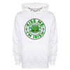 Kiss Me I'm Irish Saint Patrick's White Printed Hoodie