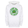 Kiss Me I'm Irish Saint Patrick's White Printed Hoodie