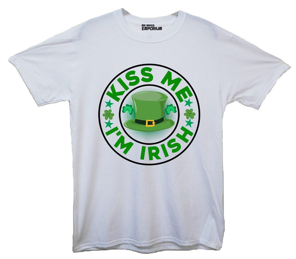 Kiss Me I'm Irish St Patrick's Printed T-Shirt