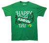 Happy St Patrick's Day Green Printed T-Shirt