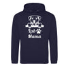 Lab Mama Navy Printed Hoodie