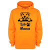 Lab Mama Orange Printed Hoodie