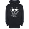 Labrador In Shades Lab Mom Black Printed Hoodie