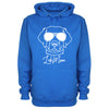 Labrador In Shades Lab Mom Blue Printed Hoodie