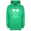 Labrador In Shades Lab Mom Green Printed Hoodie