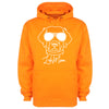 Labrador In Shades Lab Mom Orange Printed Hoodie