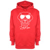 Labrador In Shades Lab Mom Red Printed Hoodie
