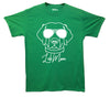 Labrador In Shades Lab Mom Green Printed T-Shirt