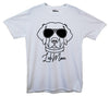 Labrador In Shades Lab Mom White Printed T-Shirt