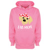 Cute Lab Mom Pink Printed Hoodie