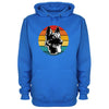 Colourful German Shepherd Blue Printed Hoodie