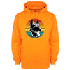 Colourful German Shepherd Orange Printed Hoodie