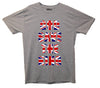 God Save The King Union Jack Grey Printed T-Shirt