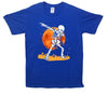 Halloween Skeleton Dab Printed T-Shirt - Mr Wings Emporium 