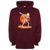 Halloween Skeleton Dab Printed Hoodie - Mr Wings Emporium 