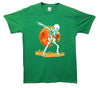Halloween Skeleton Dab Printed T-Shirt - Mr Wings Emporium 