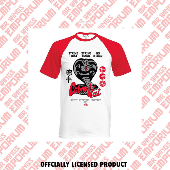 Cobra Kai Baseball T-Shirt - Mr Wings Emporium 