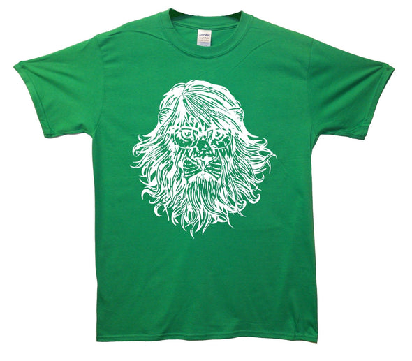 Hipster Glasses Lion Printed T-Shirt - Mr Wings Emporium 